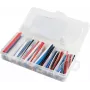 EXERTIS CONNECT 170-Piece Heat Shrink Tubing Set, 2:1 Ratio, Assorted Colours and Sizes, 100 mm Lengths, Polyolefin, Electrical Insulation and Wire Bundling (629211)