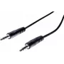 EXERTIS CONNECT 20m 3.5mm Stereo Jack Audio Cable, Male to Male, Black 108572