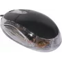 Exertis Connect 320300 Ambidextrous USB Optical Mouse, 800 DPI, Black