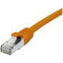 EXERTIS CONNECT CAT 6 F/UTP PoE Halogen-Free Patch Cable, Orange, 2.0 m, Snagless 854423