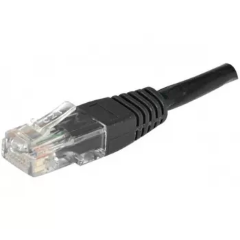 EXERTIS CONNECT CAT.6 U/UTP Patch Cable, 10 m, Black, Snagless RJ45 246778
