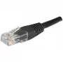 EXERTIS CONNECT CAT.6 U/UTP Patch Cable, 10 m, Black, Snagless RJ45 246778