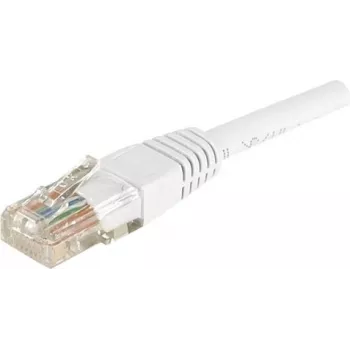 EXERTIS CONNECT Cat.6 U/UTP Patch Cable, 7m, White, RJ45, Latch Protection, 1 Gbps, PVC 246788