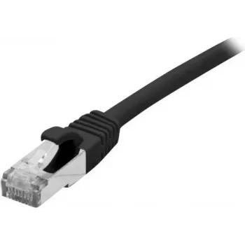 EXERTIS CONNECT Cat 6A S/FTP Patch Cable, 2m, Black, Slim Bend Protection 858486
