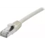 EXERTIS CONNECT Cat 6A S/FTP Patch Cable, 3 m, Grey, LSZH, Slim Strain Relief, 10 Gbps 858407