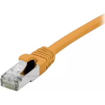 EXERTIS CONNECT Cat 6A S/FTP Patch Cable, 3 m, Orange, Slim Bend Protection 858535