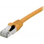 EXERTIS CONNECT Cat 6A S/FTP Patch Cable, 3 m, Orange, Slim Bend Protection 858535