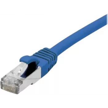 EXERTIS CONNECT Cat.6A S/FTP PiMF Patch Cable, 1 m, Blue 858625