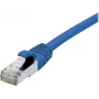 EXERTIS CONNECT Cat.6A S/FTP PiMF Patch Cable, 1 m, Blue 858625