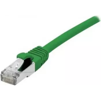 EXERTIS CONNECT Cat.6A S/FTP PiMF Patch Cable, 2m, Green, LSZH, 10Gbps, RJ45 858619