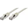 EXERTIS CONNECT CAT 6a SFTP Patch Cable, RJ-45 to RJ-45, 15 m, Grey 858411