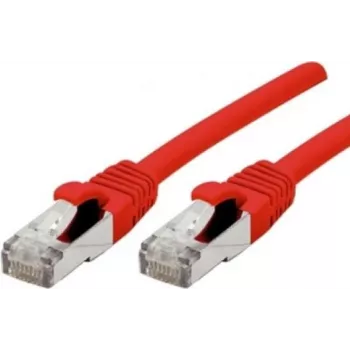 Exertis Connect Cat6a S/FTP Network Patch Cable, RJ45, Red, 5m, 10Gbps, 500MHz 858472