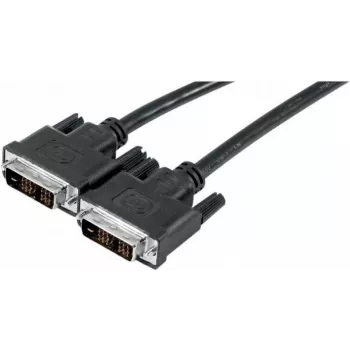 EXERTIS CONNECT DVI-D Single Link Cable 5m, 18+1 Pin, Gold-Plated, Double Shielded, Black 127485
