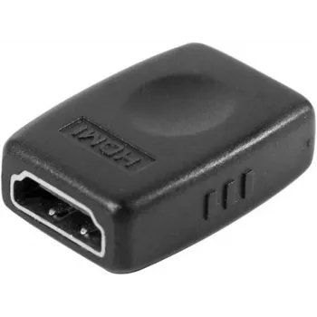 EXERTIS CONNECT HDMI Adapter Female to Female, Passive Coupler, 4K 60Hz, Gold-Plated, Black (EXC128289)