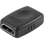 EXERTIS CONNECT HDMI Adapter Female to Female, Passive Coupler, 4K 60Hz, Gold-Plated, Black (EXC128289)