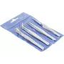 EXERTIS CONNECT Precision Tweezers Set, 4-Piece, Stainless Steel, Anti-Magnetic, Acid-Resistant, 120 mm 815550