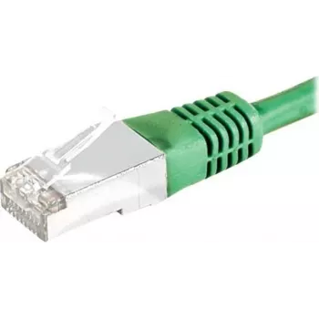 EXERTIS CONNECT S/FTP Cat.6 Patch Cable, PiMF, Green, 20 m, Slim Snagless Boot 856926