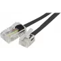 Exertis Connect Telephone Cable RJ-11 Male to RJ-45 Male 3.0 m Flat Black EXC911736