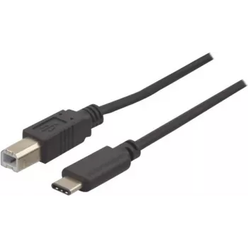 EXERTIS CONNECT USB 2.0 Cable, USB Type-C to USB Type-B, Black, 1.0 m 150304
