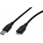 Exertis Connect USB 3.1 Gen 1 Cable, USB-A Male to Micro-USB B Male, 1 m, Black 532473