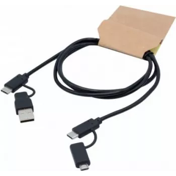 exertis Connect USB-C to Micro-USB B Cable, USB 2.0, 1 m, Black 532527