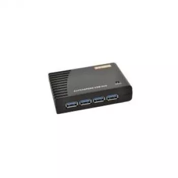 EXSYS EX-1125 4-Port USB 3.0 Hub - 5Gbps, Aluminum, Desktop