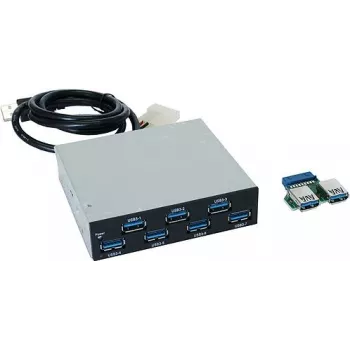EXSYS EX-1167 7-Port USB 3.0 Internal Hub, 3.5 inch Bay, VIA VL810 Chipset