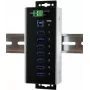 EXSYS EX-1187HMVS-WT 7-Port USB 3.2 Gen 1 Industrial Metal Hub