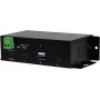 EXSYS EX-1274HMV 4-Port USB 3.2 Gen 2 Industrial Hub with 2x USB-A and 2x USB-C, Metal, DIN-Rail/Wall/Rack Mount