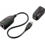 EXSYS EX-1441-2 Gigabit Ethernet Extender over Coax Kit, 1000m Range, Metal Housing, Black