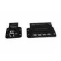EXSYS EX-1446 Gigabit Ethernet Extender Kit over 2-Wire Copper, 1200 m Range, VDSL2, Metal Housing, Black