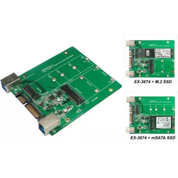 EXSYS EX-3674 4-Port USB 3.0 to RS-232 Serial Adapter with Metal Housing and 15KV ESD Protection