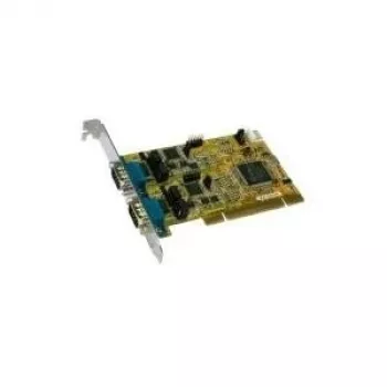 EXSYS EX-42042-IS 2-Port Universal PCI Serial RS-232/422/485 Combo Card with 16C950 UART, 128-byte FIFO, Opto-Isolation and Surge Protection