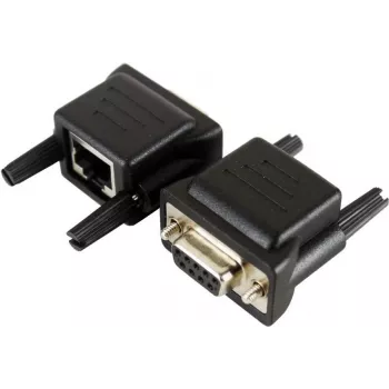 EXSYS EX-47961 RS-232 to RJ-45 Console Cable Adapter, DB9 Male to RJ45 Male, 1.8m, Black