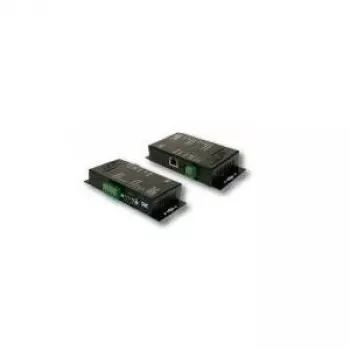 EXSYS EX-6051POEIS Industrial PoE Extender / Repeater, 10/100 Mbit/s, IEEE 802.3at, DIN-Rail Mountable, Metal Housing, -40 to 75°C