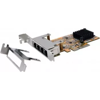 EXSYS EX-6074-3 Gigabit Ethernet PCIe x1 Network Interface Card, Low Profile, RJ45, Realtek RTL8111G