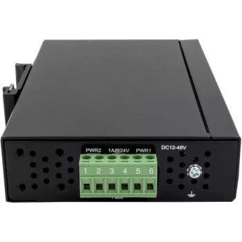EXSYS EX-6205 8-Port Industrial Ethernet Switch, 10/100 Mbps, DIN-Rail, -40 to 75°C