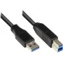 EXSYS EX-K1505 USB 3.2 Gen 1 Cable, USB-A to USB-C, 3 m, Black