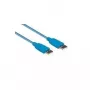 EXSYS EX-K1610-0.5 USB 3.2 Gen 1 Cable, USB-A Male to USB-A Male, 0.5 m, Blue
