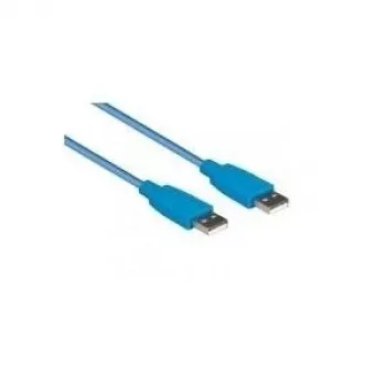 EXSYS EX-K1610-1 USB 3.2 Gen 1 Cable, USB-A Male to USB-A Male, 1 m, Blue