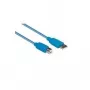 EXSYS EX-K1620-2 USB 3.2 Gen 1 Cable, USB-A to USB-B, 2 m, Blue