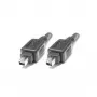 EXSYS FireWire 400 Cable 4-Pin to 4-Pin, 1.5 m, Black (EX-K6821)