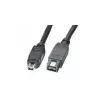 EXSYS FireWire 800 to 400 Cable 9-Pin to 4-Pin, 2m, Black EX-K6871