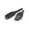 EXSYS FireWire 800 to 400 Cable 9-pin to 6-pin, 1.0 m, Black EX-K6860