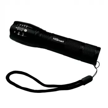 EXTRA DIGITAL Handheld Flashlight, 1000lm, 10W with 18650 Rechargeable Battery