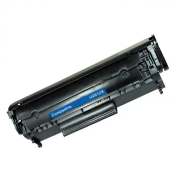 Extra Digital PP-Q2612X Compatible Toner Cartridge for HP LaserJet (Q2612X/Q2612A), Black, 2,000 Pages
