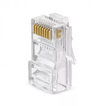 EXTRA DIGITAL RJ45 UTP Cat5e Modular Plug (8P8C, 50µ Gold Plated, 100-Pack)