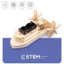 EXTRA DIGITAL Wooden Construction Kit Boat, Educational Model