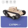 EXTRA DIGITAL Wooden Construction Kit Electric Tank, Educational Model