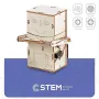 EXTRA DIGITAL Wooden Construction Kit Robot Piggy Bank, Educational Model